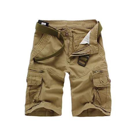 Drop Shipping New Men Casual Camouflage Loose Cargo Shorts Multi Pocket