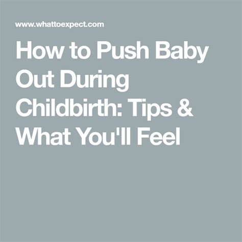 How To Push During Labor Artofit