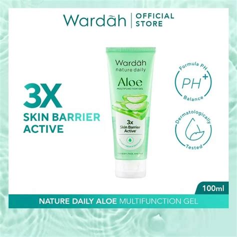 Jual Wardah Aloe Hidramild Multifunction Gel Ml Kemasan Baru