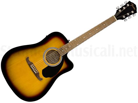 FENDER FA 125CE Dreadnought Walnut SunBurst Strumenti Musicali Net