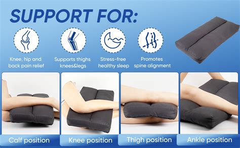 Amazon.com: MINUPWELL Knee Pillow for Side Sleepers - Between Leg ...