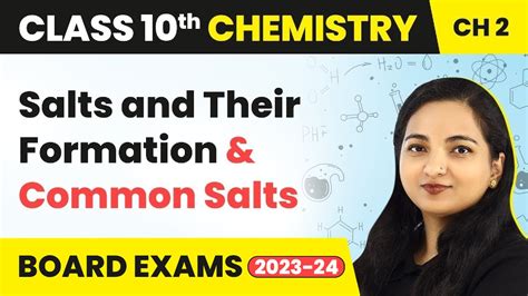 Salts And Their Formation And Common Salts Acids Bases And Salts Class 10 Chemistry Chapter 2