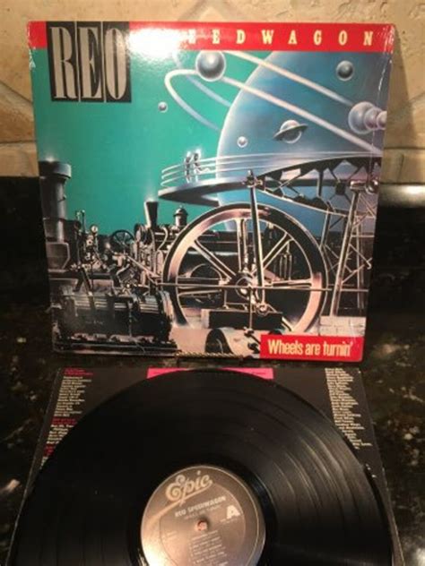 Reo Speedwagon Wheels Are Turnin Vintage Record Lp Vinyl 1984 Near Mint Shrink Etsy