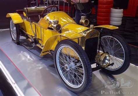 Two Young Men In An Unidentified Cyclecar Prewarcar