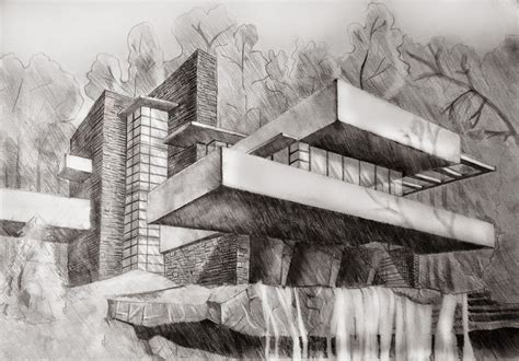 Architecture Drawing Plan Perspective Drawing Archite