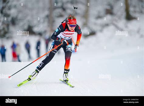 RUHPOLDING DEUTSCHLAND 12 JANUAR 2024 HETTICH WALZ Janina Frauen