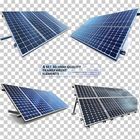 Premium Psd Solar Panel Png Isolated On Transparent Background