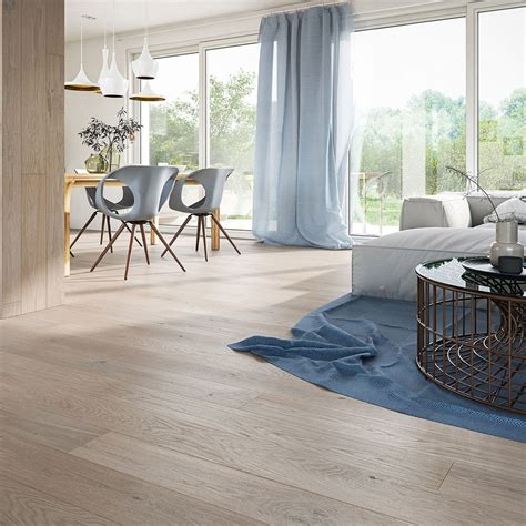 Timba Engineered Oak Flooring Silver Oak Brushed Matt Lacquered