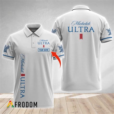 Personalized Michelob Ultra Polo Shirt Michelob Ultra Golf Polo Afrodom