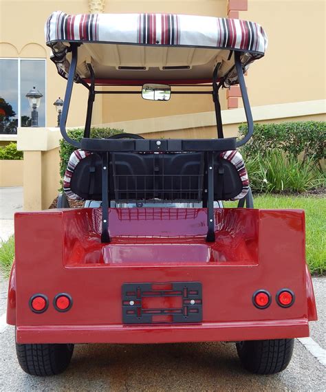 Red 1940s Chevy Truck Golf Cart Sun City Center Florida