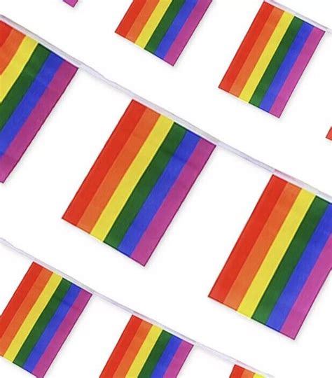 Pride Lgbtq Rainbow Bunting 12ft Banner Party Festival Parade Birthday 🌈 Ebay 2024