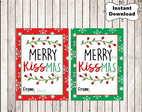 We Whisk You A Merry Kissmas Tag X Tag X Inch Pdf With Tags