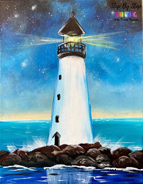 Lighthouses Archives Tracie Kiernan Step By Step Painting