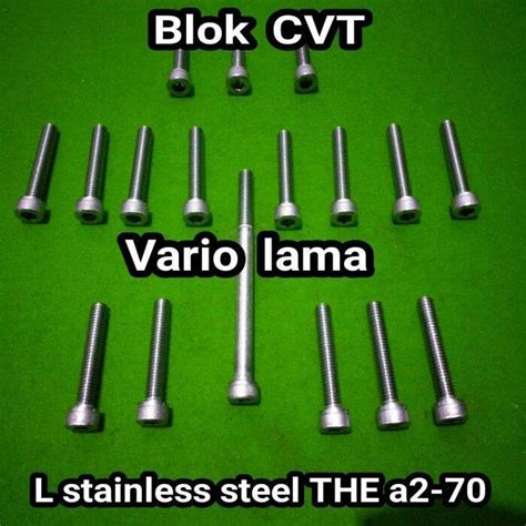 Baut Baud L Blok Cvt Vario Lazada Indonesia