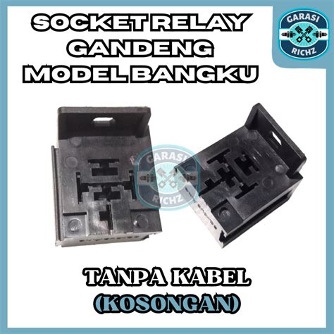 Jual SOCKET SOKET RUMAH RELAY GANDENG MODEL BANGKU TANPA KABEL