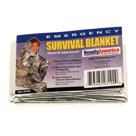 Ready America Emergency Survival Blanket 3100 The Home Depot