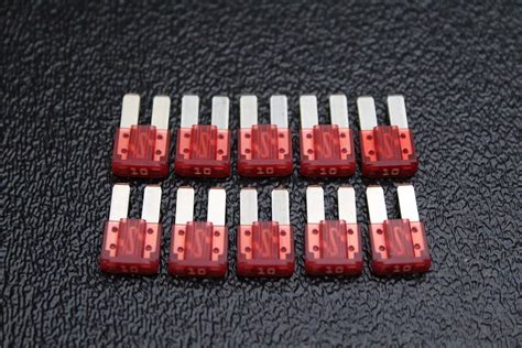 10 Pack Atr 10 Amp Fuse Fuses Blade Circuit Cooper Bussmann Micro Atr10