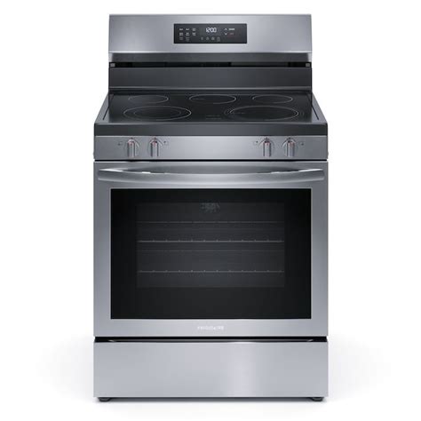 Frigidaire 5 Element Stainless Steel Freestanding Electric Range With Smooth Surface Cooktop And