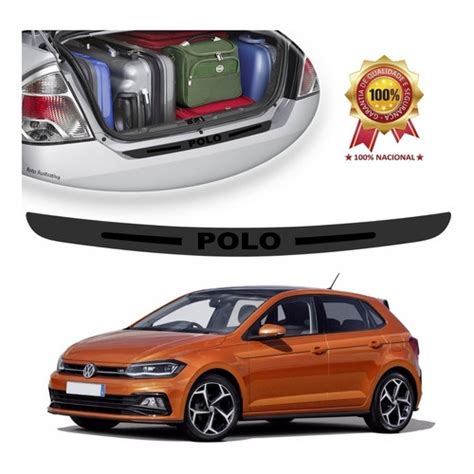 Protetor Soleira Adesivo Porta Malas Vw Polo Preta Shopee Brasil