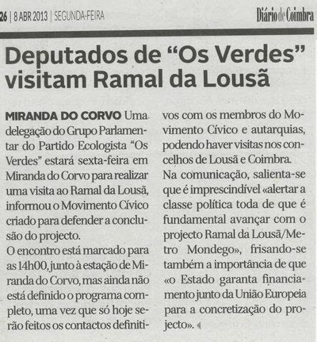 Espa O Aberto Uma Nova Miranda Os Verdes Visitam O Ramal Da Lous