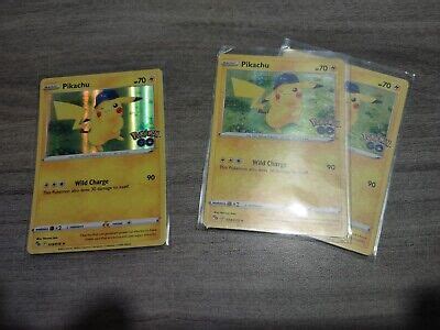 Pokemon Go Pikachu Holo Ebay