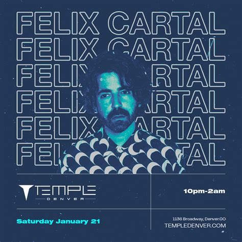 Felix Cartal Tickets At Temple Nightclub In Denver By Temple Nightclub