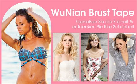 WuNian Klebe BH Push Up Boob Brust Tape für Grosse Brüste Mit 1 Paar