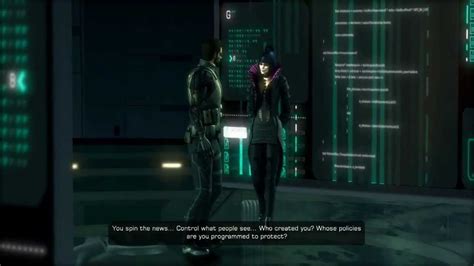 Deus Ex Human Revolution Dc Confronting Eliza Cassan Real Eliza Cassan And Yelena Cutscene