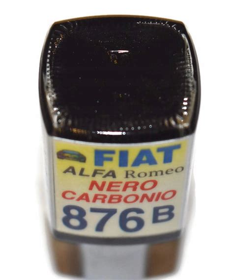 FIAT 876B NERO CARBONIO LAKIER ZAPRAWKA DO RYS ARA 10 ML S1485 Za 19 99