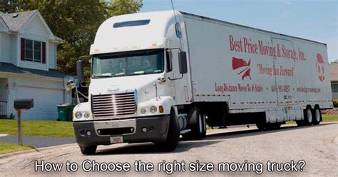 How to Choose the Right Size Moving Truck