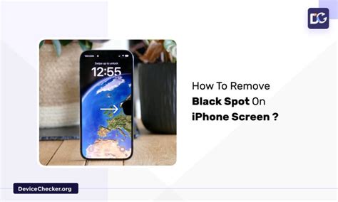 How To Remove Black Spot On IPhone Screen