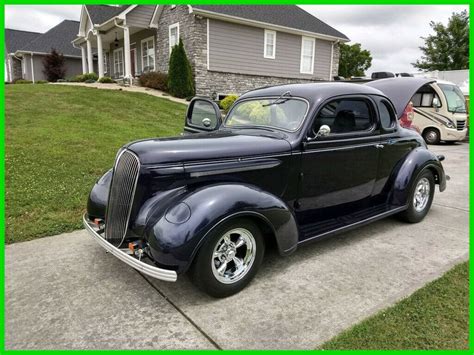 1937 Plymouth 5 Window Business Coupe Classic 350 V8 15k Miles On Build For Sale