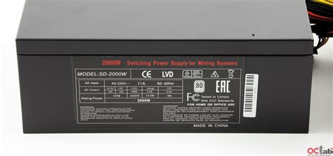 Обзор блока питания R-Senda SD-2000W