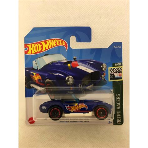 HOT WHEELS SHELBY COBRA S C AZUL MAINLINE CARTELA CURTA Shopee Brasil