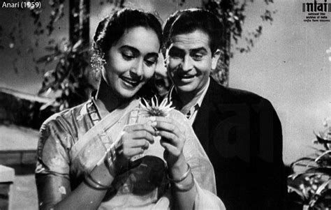 Nutan And Raj Kapoor In Anari 1959 Classicdesicelebs