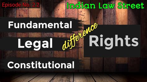 difference  fundamental rights constitutional rights legal