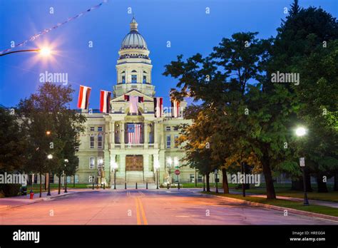 Cheyenne, Wyoming - State Capitol Building. Cheyenne, Wyoming, USA ...