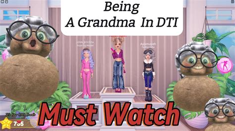 Being A Grandma In DTI Dress To Impress Roblox YouTube