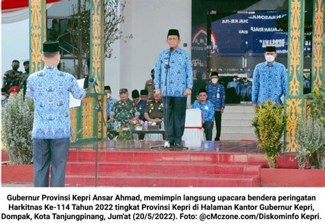 Ansar Ahmad Pimpin Upacara Bendera Peringatan Harkitnas Ke Ayo