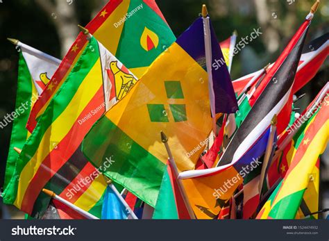 Caribbean Flags Collage