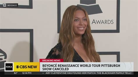 Beyoncé cancels Pittsburgh show YouTube