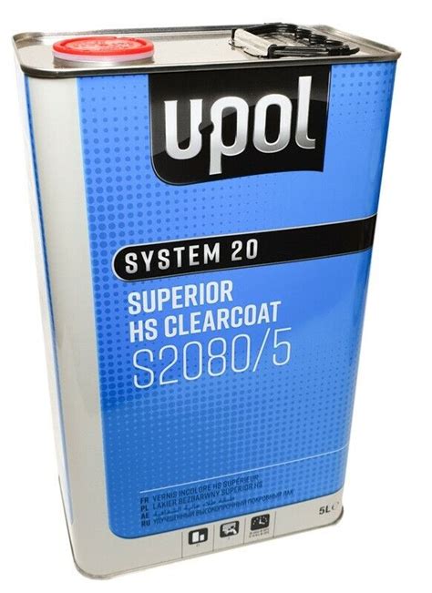 Upol S Clear Coat Lacquer Superior Hs And S Fast Hardener