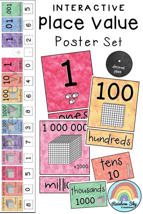 Free Printable Place Value Posters Printable Word Searches