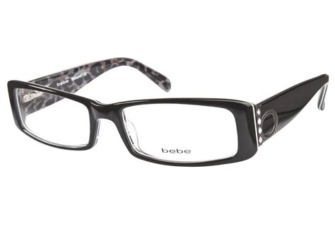 Bebe Bedazzled Black Leopard Eyeglasses Get Low Prices Superior