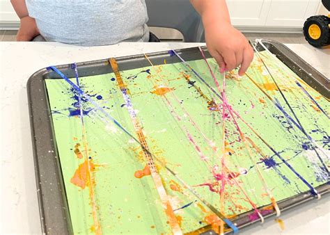 Rubber Band Painting An Easy And Exciting Art Project