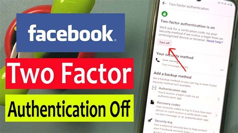 How To Disable 2 Factor Authentication Facebook Facebook Two Factor Authentication Off Kaise