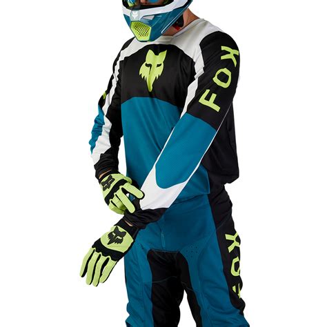 Fox Nitro Jersey Maui Blue Tracktion Motorcycles