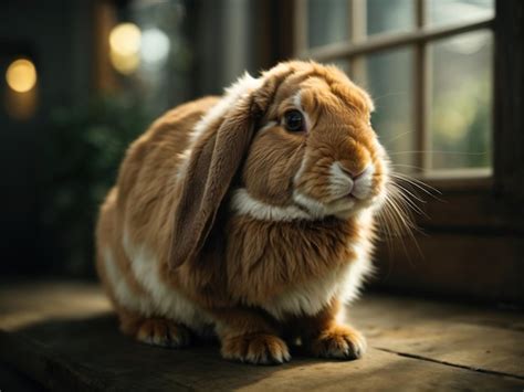 Premium AI Image | portrait of French Lop rabbit