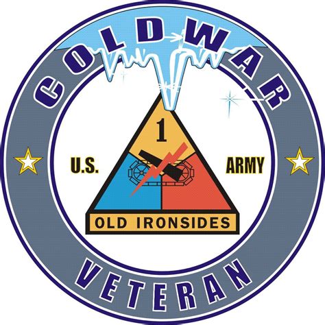 Us Army Cold War St Armored Division Veteran Decal Sticker St