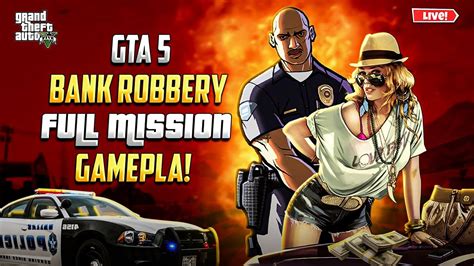 GTA BANK ROBBERY FULL MISSION GAME PLAY BAHRIA TOWN RP YouTube